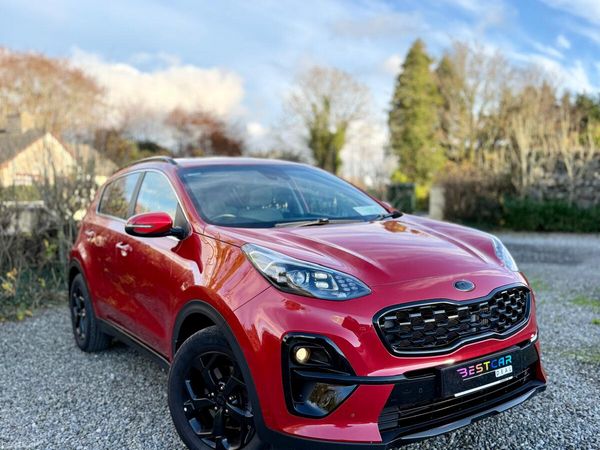 Kia Sportage SUV, Diesel Hybrid, 2021, Red