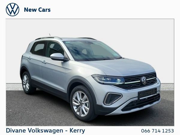 Volkswagen T-Cross SUV, Petrol, 2026, Silver