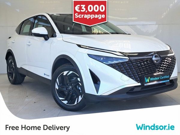 Nissan Qashqai SUV, Petrol Hybrid, 2025, White