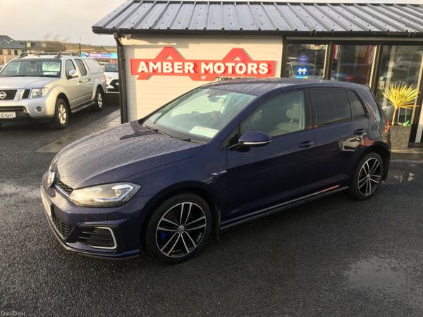Volkswagen Golf Hatchback, Petrol Plug-in Hybrid, 2018, Blue
