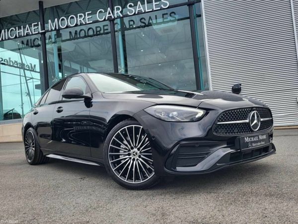 Mercedes-Benz C-Class Saloon, Diesel Hybrid, 2026, Black