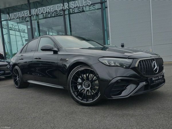 Mercedes-Benz E-Class Saloon, Petrol Hybrid, 2026, Black