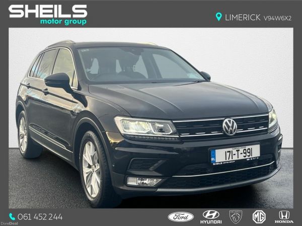 Volkswagen Tiguan SUV, Diesel, 2017, Black