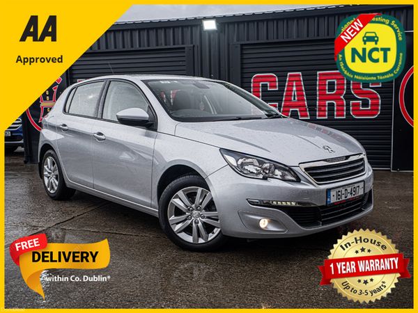 Peugeot 308 Hatchback, Petrol, 2016, Grey