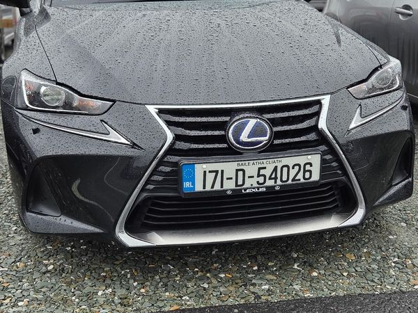 Lexus IS Saloon, Petrol Hybrid, 2017, Black