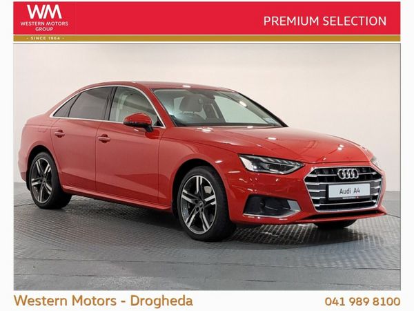 Audi A4 Saloon, Diesel, 2024, Red