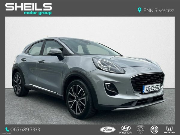 Ford Puma SUV, Petrol Hybrid, 2023, Grey