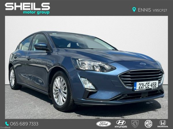 Ford Focus Hatchback, Petrol Hybrid, 2022, Blue