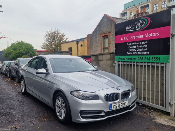 BMW 5-Series Saloon, Diesel, 2013, Silver