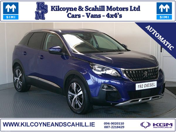 Peugeot 3008 SUV, Diesel, 2019, Blue