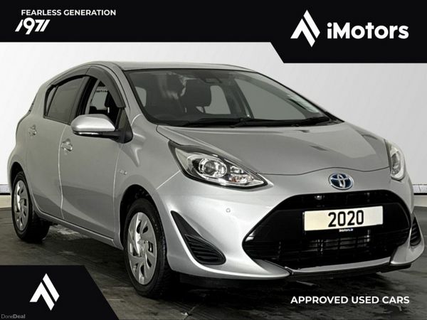 Toyota Aqua Hatchback, Petrol Hybrid, 2020, Silver