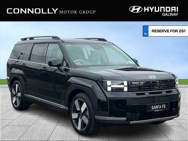 Hyundai Santa Fe SUV, Petrol Plug-in Hybrid, 2026, Black