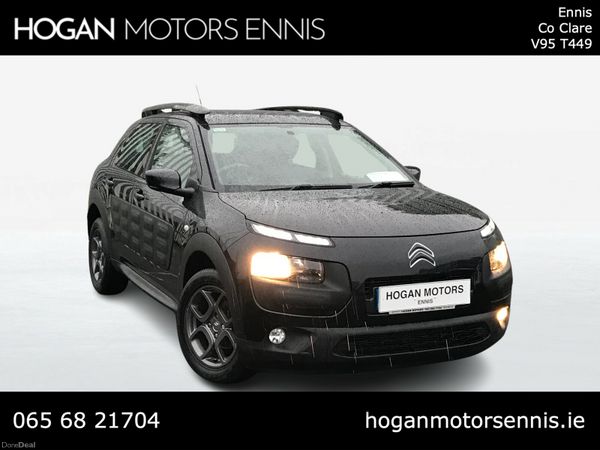 Citroen C4 Cactus Hatchback, Petrol, 2017, Black