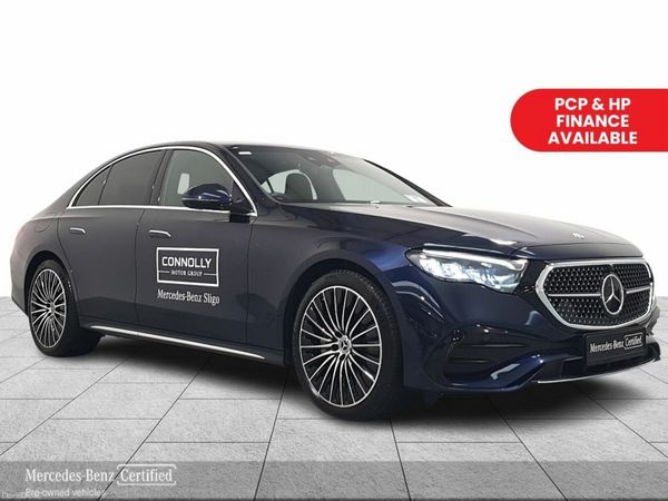 Mercedes-Benz E-Class Saloon, Diesel Plug-in Hybrid, 2025, Blue