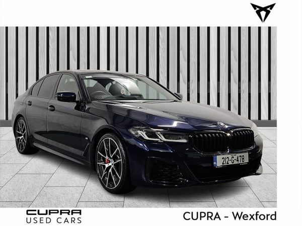 BMW 5-Series Saloon, Diesel, 2021, Blue
