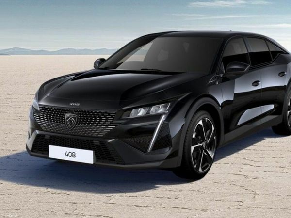Peugeot 408 Saloon, Petrol Hybrid, 2026, Black