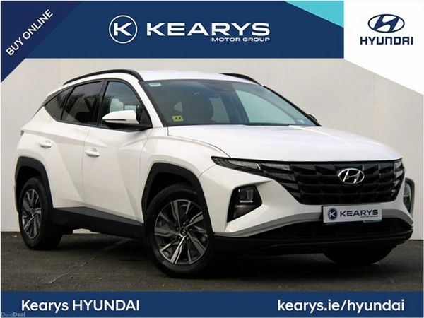 Hyundai Tucson SUV, Petrol Hybrid, 2023, White
