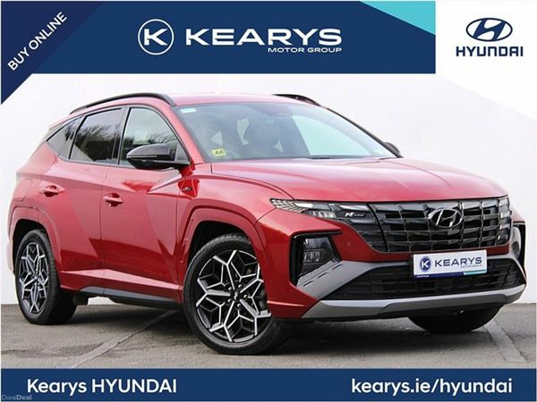 Hyundai Tucson SUV, Petrol Plug-in Hybrid, 2023, Red