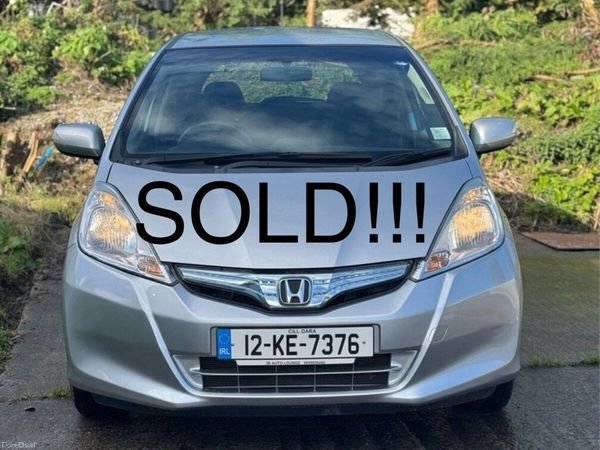 Honda Fit Hatchback, Petrol Hybrid, 2012, Silver