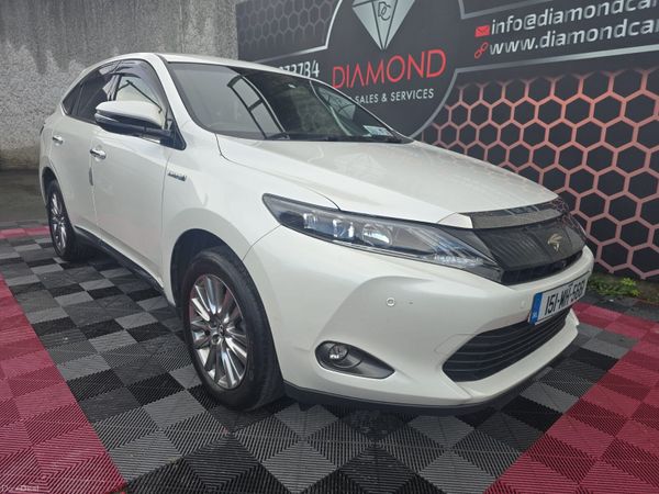 Toyota Harrier SUV, Petrol Hybrid, 2015, White