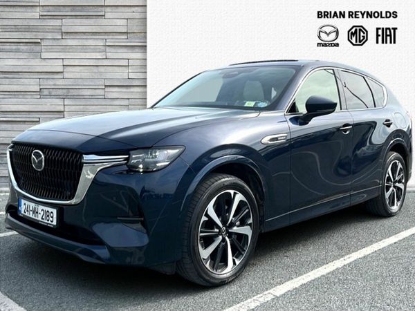 Mazda CX-60 SUV, Petrol Plug-in Hybrid, 2024, Blue