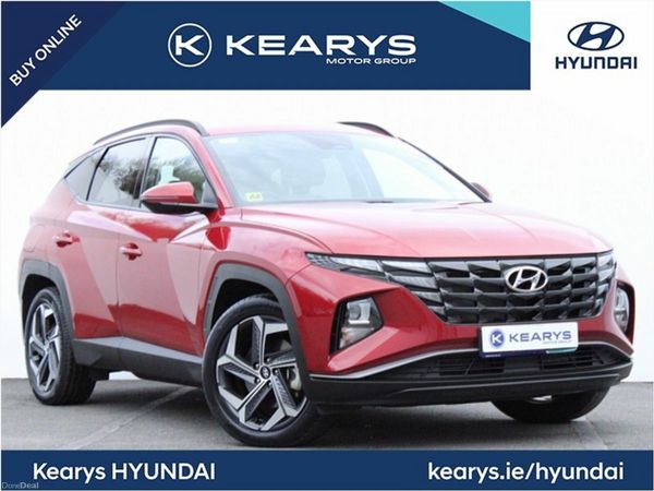 Hyundai Tucson SUV, Petrol Hybrid, 2023, Red