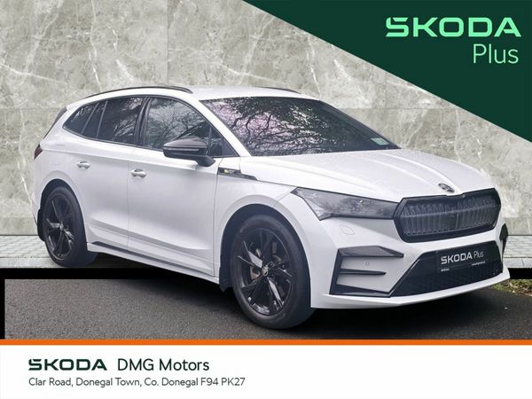 Skoda Enyaq Estate, Electric, 2024, White