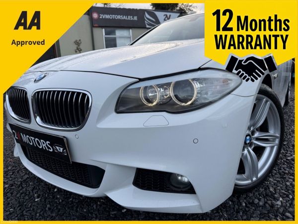 BMW 5-Series Estate, Diesel, 2013, White