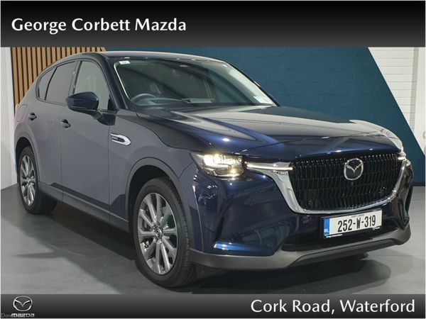 Mazda CX-60 SUV, Petrol Plug-in Hybrid, 2025, Blue