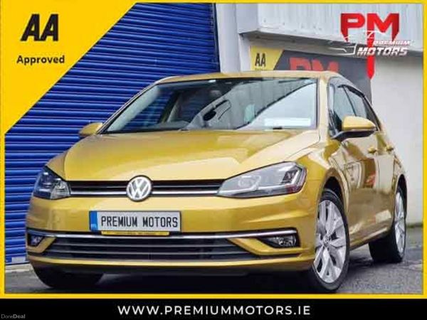 Volkswagen Golf Hatchback, Petrol, 2017, Gold