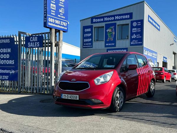 Kia Venga Hatchback, Petrol, 2017, Red