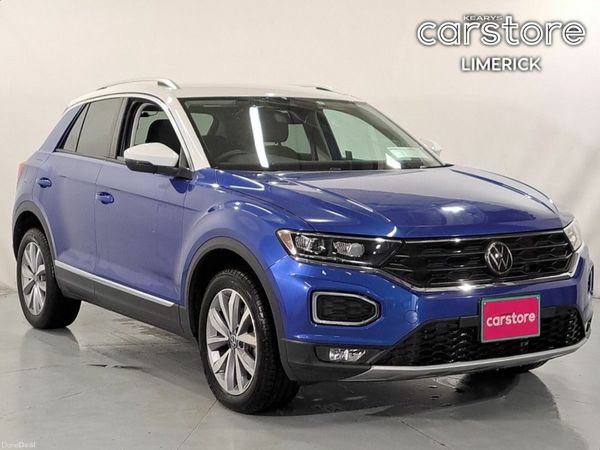 Volkswagen T-Roc Hatchback, Petrol, 2021, Blue