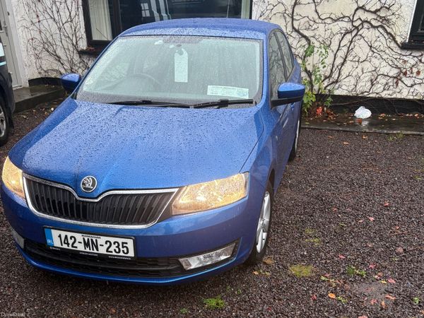Skoda Rapid Saloon, Petrol, 2014, Blue