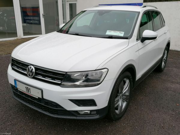 Volkswagen Tiguan SUV, Diesel, 2019, White