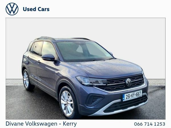 Volkswagen T-Cross SUV, Petrol, 2025, Grey