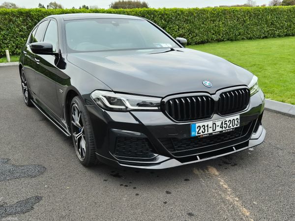 BMW 5-Series Saloon, Petrol Plug-in Hybrid, 2023, Black
