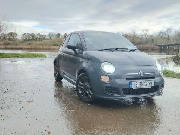 Fiat 500 Hatchback, Petrol, 2015, Grey