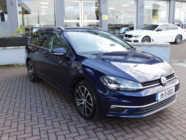 Volkswagen Golf Estate, Petrol, 2019, Blue