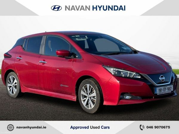 Nissan Leaf Hatchback, Electric, 2019, Red