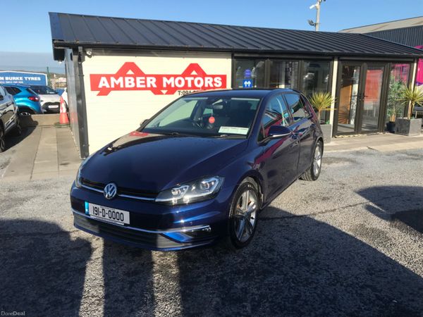 Volkswagen Golf Hatchback, Diesel, 2019, Blue