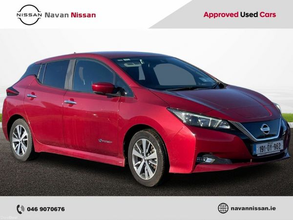 Nissan Leaf Hatchback, Electric, 2019, Red