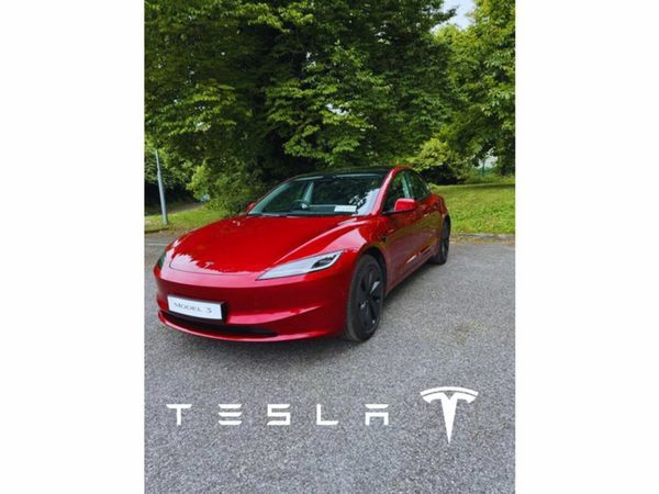 Tesla Model 3 Saloon, Electric, 2026, Red
