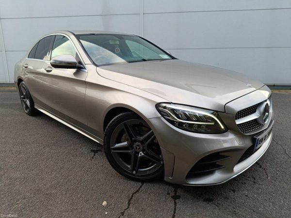 Mercedes-Benz C-Class Saloon, Petrol Hybrid, 2019, Grey