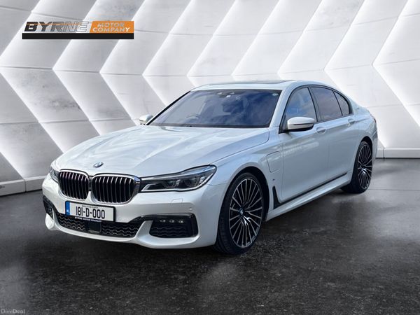 BMW 7-Series Saloon, Petrol Plug-in Hybrid, 2018, White