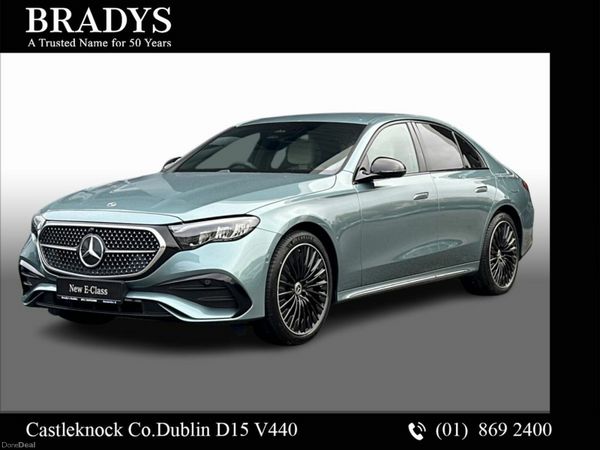 Mercedes-Benz E-Class Saloon, Diesel Plug-in Hybrid, 2026, Silver