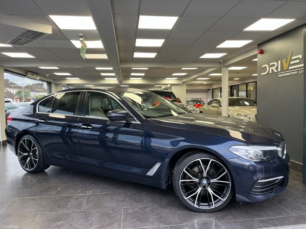 BMW 5-Series Saloon, Diesel, 2017, Blue