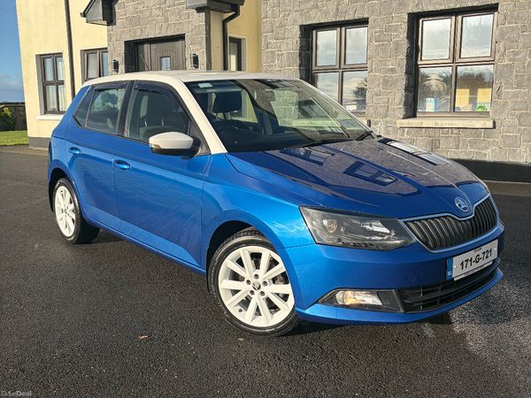 Skoda Fabia Hatchback, Petrol, 2017, Blue