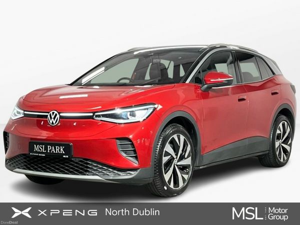 Volkswagen ID.4 SUV, Electric, 2024, Red