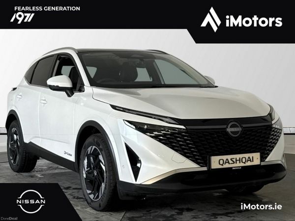 Nissan Qashqai SUV, Petrol Hybrid, 2026, White