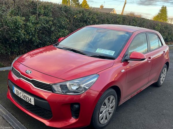 Kia Rio Hatchback, Petrol, 2019, Red